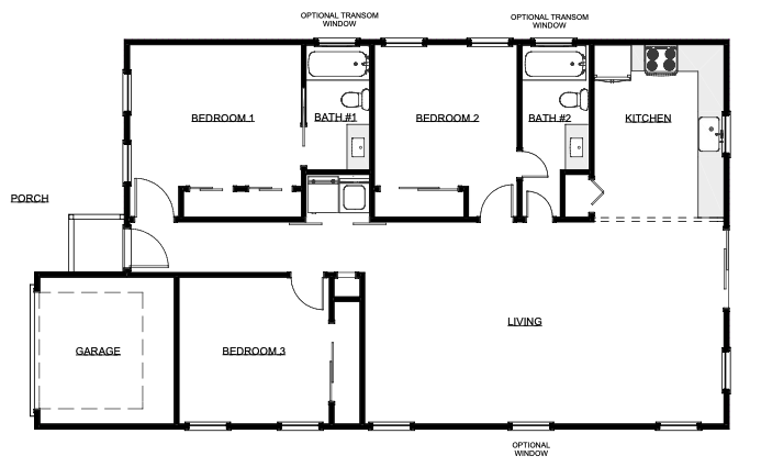 Queen Anne floor plan